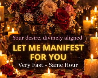 Lectura de Tarot de Manifestación Personalizada, Médium Psíquico en la Mismo Horario (PDF)