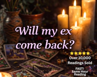 ¿Volverá mi ex? Lectura de tarot para la reconciliación – Guía psíquica del amor (misma hora)