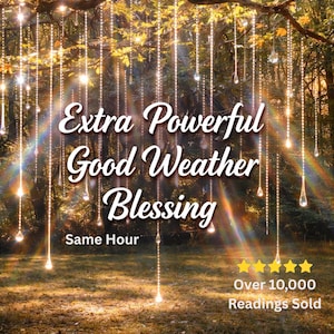 Feitiço para atrair bom tempo para eventos ao ar livre, na mesma hora.