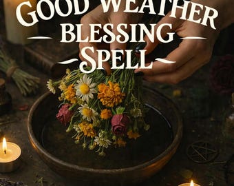 Historia de hechizos para bendecir el buen tiempo en eventos al aire libre (Descarga en PDF)