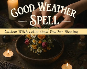 Good Weather Blessing Spell Story for Outdoor Events, Weddings and Parties
