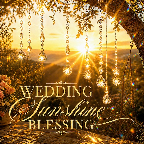 Wedding Sunshine Good Weather Spell Blessing Story for Weddings Parties Events