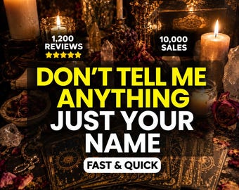 Blind Psychic Reading | No Questions Needed | Intuitive Tarot & Oracle | Personalized Written PDF