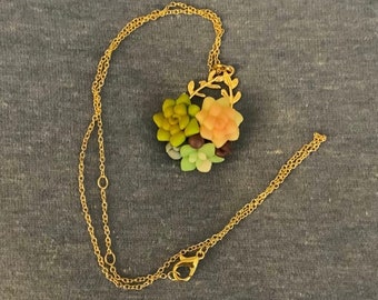 Succulent Necklace