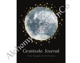 Gratitude Journal - 15 Pages of Reusable Journal Papers - Gratitude Notebook - Digital Download Gratitude Papers - Gratitude Pages - PDF