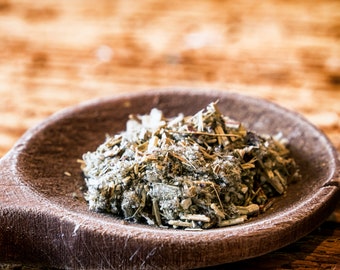 Mugwort Herb (Cut), Mugwort Tea Ingredients, Tisane Tea Blend, Mugwort Tea, Mugwort Cut Herb