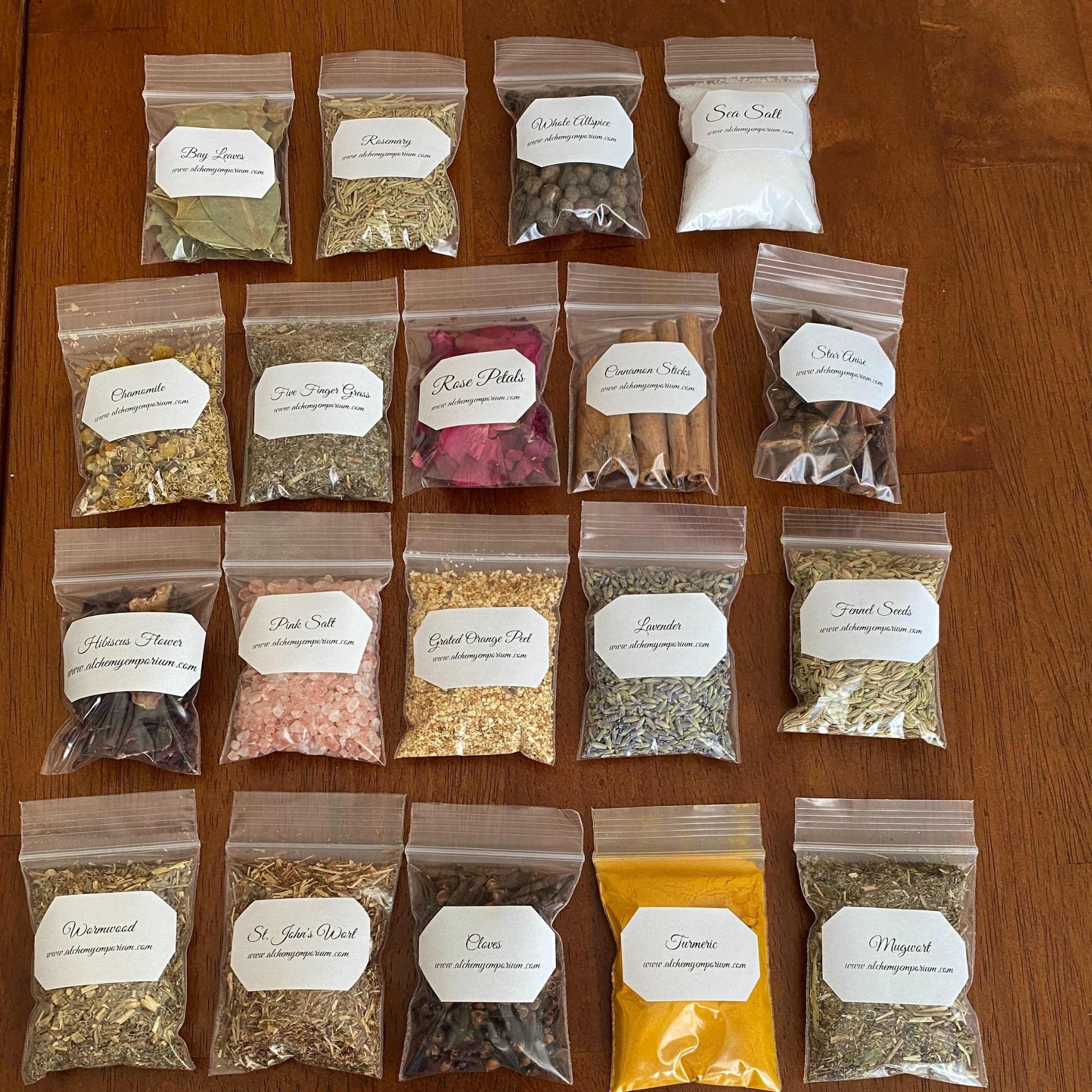 Witch Starter Herbs, Witchcraft Herbs, Essential Herbs, Baby Witch Herbs,  Herbs Bundle, Witches Salt, Pink Salt, Witchcraft Ingredients 