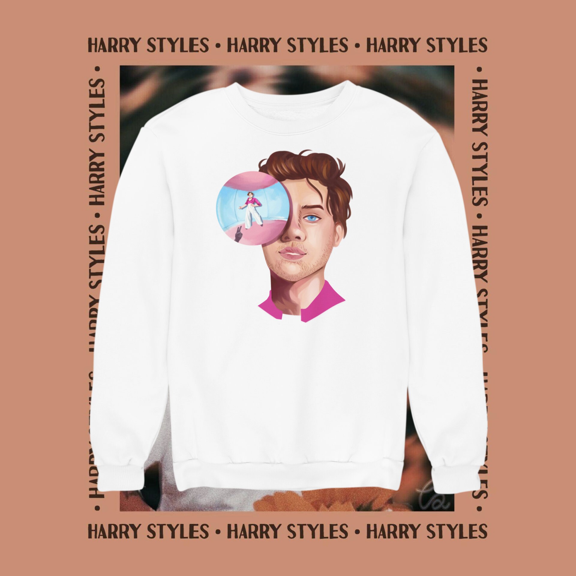 harry styles in sweatshirt