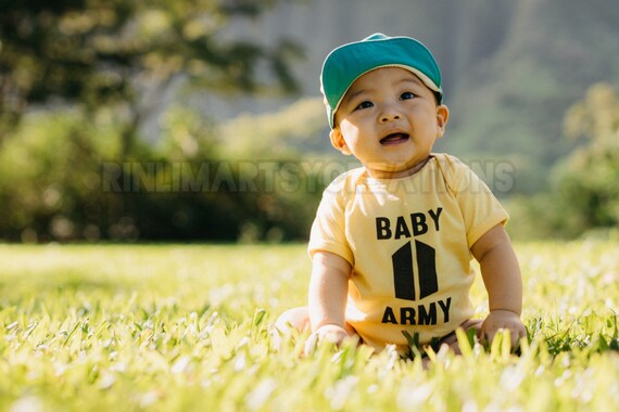 BTS Baby Army Bodysuit Etsy