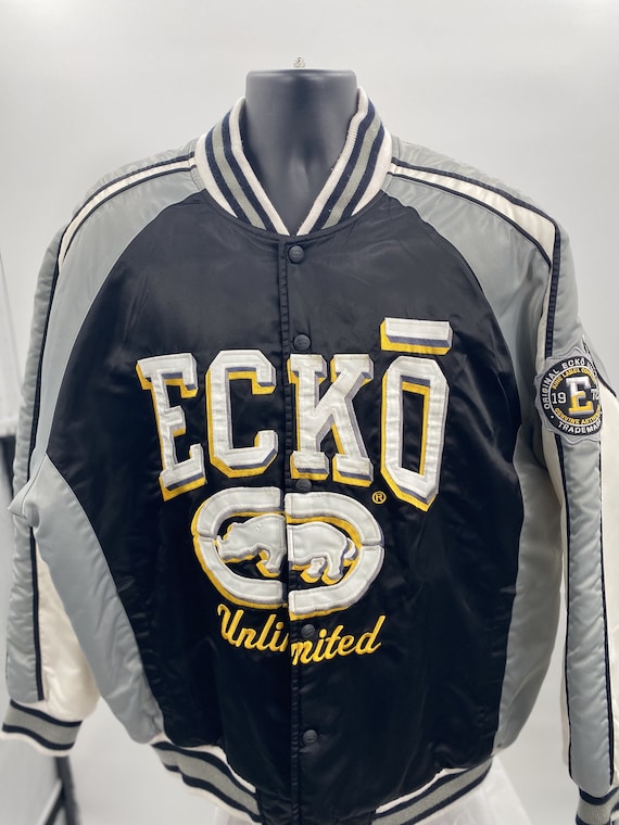 Vintage Ecko Unlimited Men's XL Bomber Jacket 90s 