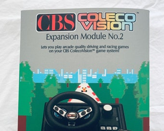 CBS ColecoVision Expansion Module No 2 (Driving Controller)EMPTY BOX  ( Caja / Boîte / der Karton / Caixa / Scatola )