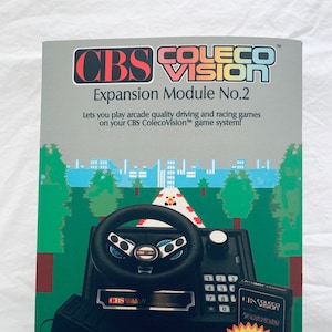 CBS ColecoVision Expansion Module No 2 (Driving Controller)EMPTY BOX  ( Caja / Boîte / der Karton / Caixa / Scatola )