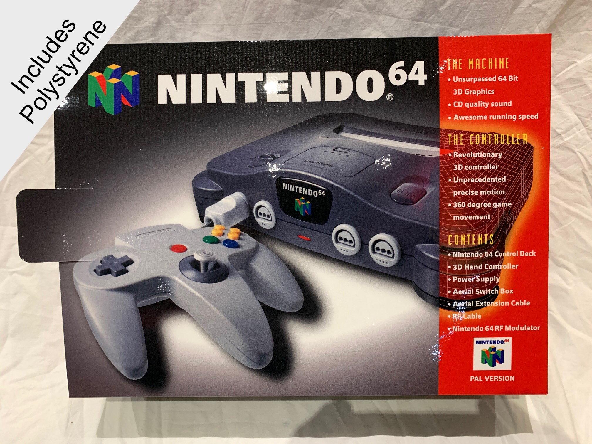 nintendo 64 console box