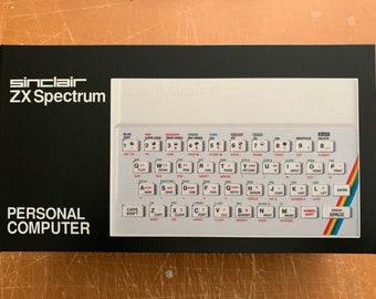 Sinclair ZX Spectrum Rubber White Special EMPTY BOX ( Caja / Boîte / der Karton / Caixa / Scatola )