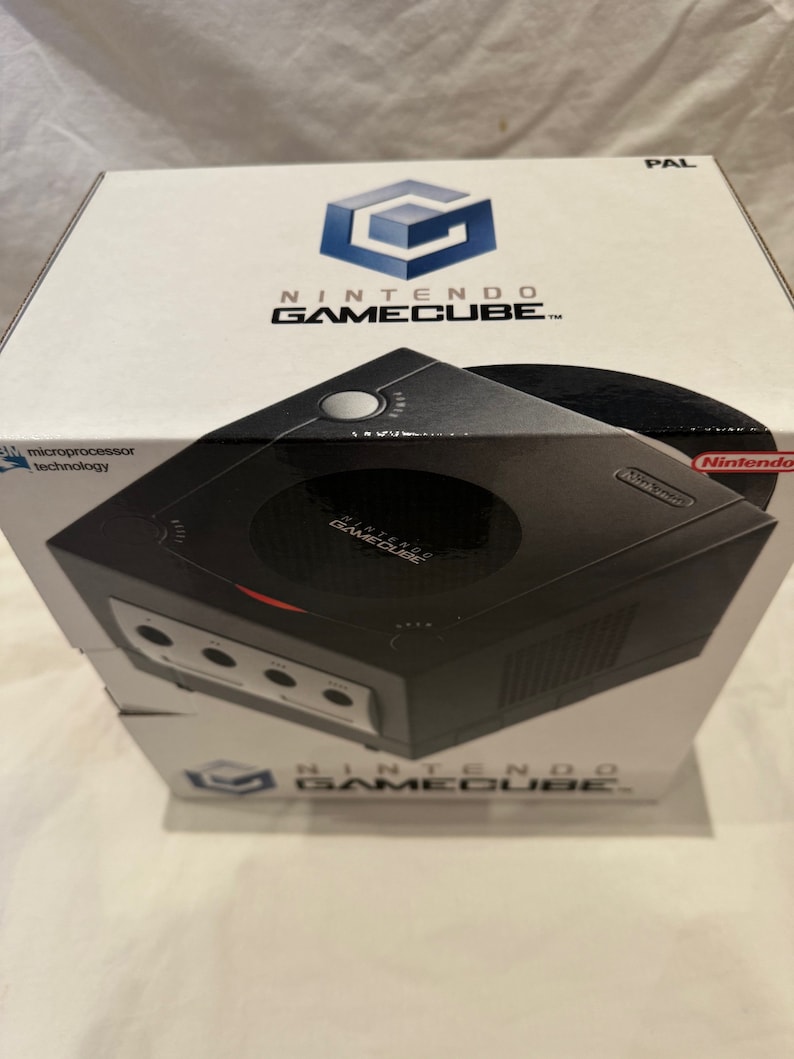 Nintendo Gamecube Console Box Gamecube Black Console EMPTY BOX Pal UKV ( Caja / Boîte / Der Karton ...