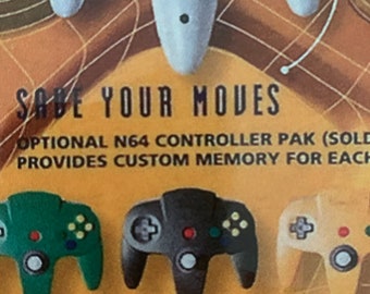 PAL/UK N64 標準の空のコンソールボックス (Carton / Caja / Boîte