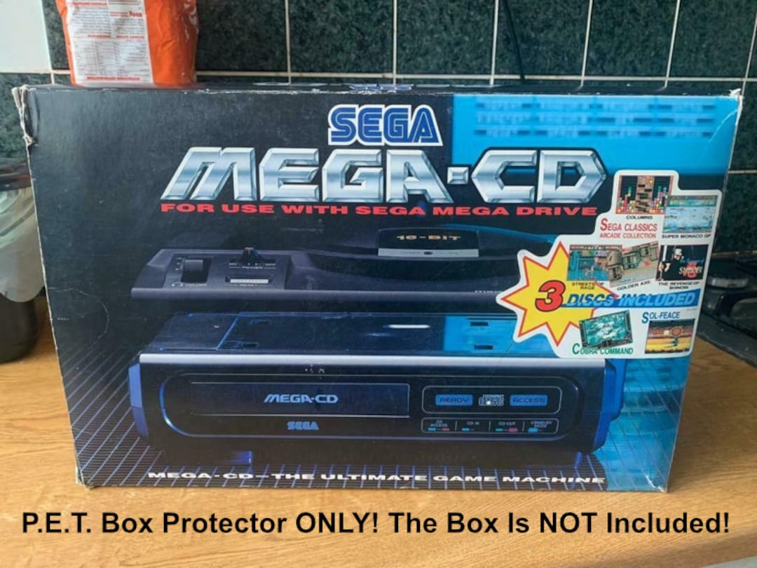 P.E.T. Box Protector for Sega Mega-cd Model 1 - Etsy