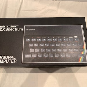 Sinclair ZX Spectrum Rubber EMPTY BOX Reproduction With Poly ( Carton / Caja / Boîte / der Karton / Caixa / Scatola / Doos)