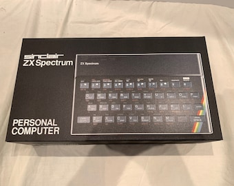 Sinclair ZX Spectrum Rubber EMPTY BOX Reproduction With Poly ( Carton / Caja / Boîte / der Karton / Caixa / Scatola / Doos)
