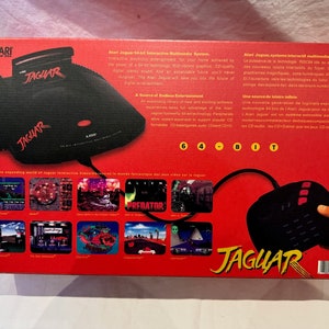 Atari Jaguar Special Edition RED V2 Version EMPTY Console BOX Caja / Boîte / der Karton / Caixa / Scatola image 2