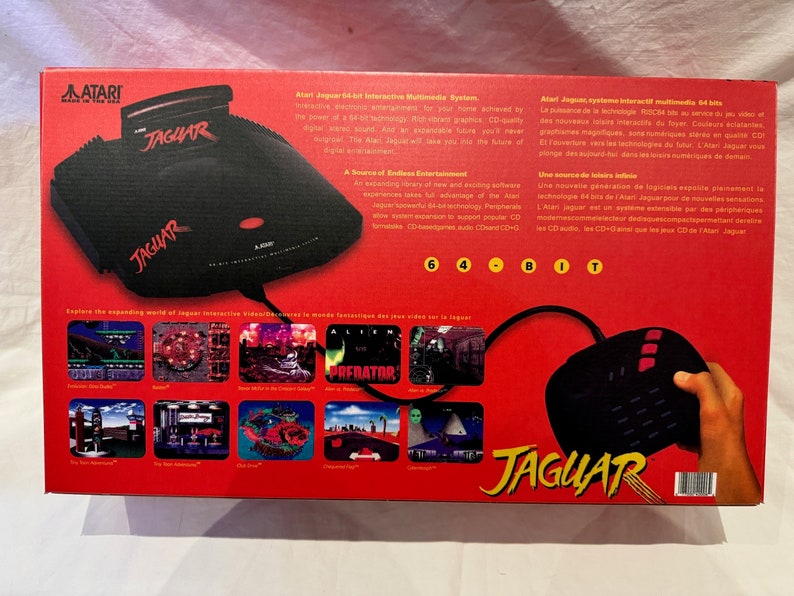 Atari Jaguar Special Edition RED V2 Version EMPTY Console BOX Caja / Boîte / der Karton / Caixa / Scatola image 2