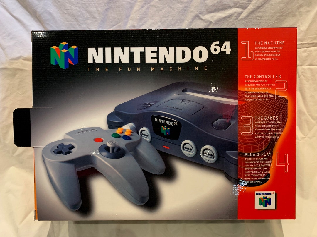 Nintendo 64 original box discount