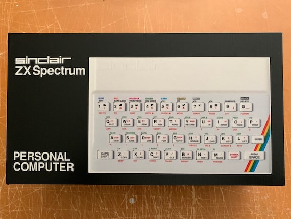Sinclair ZX Spectrum Rubber White Special EMPTY BOX Reproduction