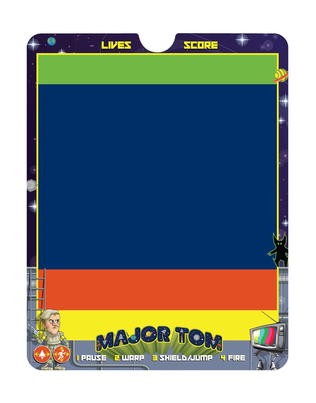 Tom Overlay Vectrex Major Tom Overlay New OEM Quality - Etsy