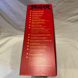 Atari Jaguar Special Edition RED V2 Version EMPTY Console BOX Caja / Boîte / der Karton / Caixa / Scatola image 6