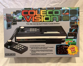 USA ColecoVision NTSC Console Empty Box with OPTIONAL Cardboard "Poly" ( Caja / Boîte / der Karton / Caixa / Scatola)