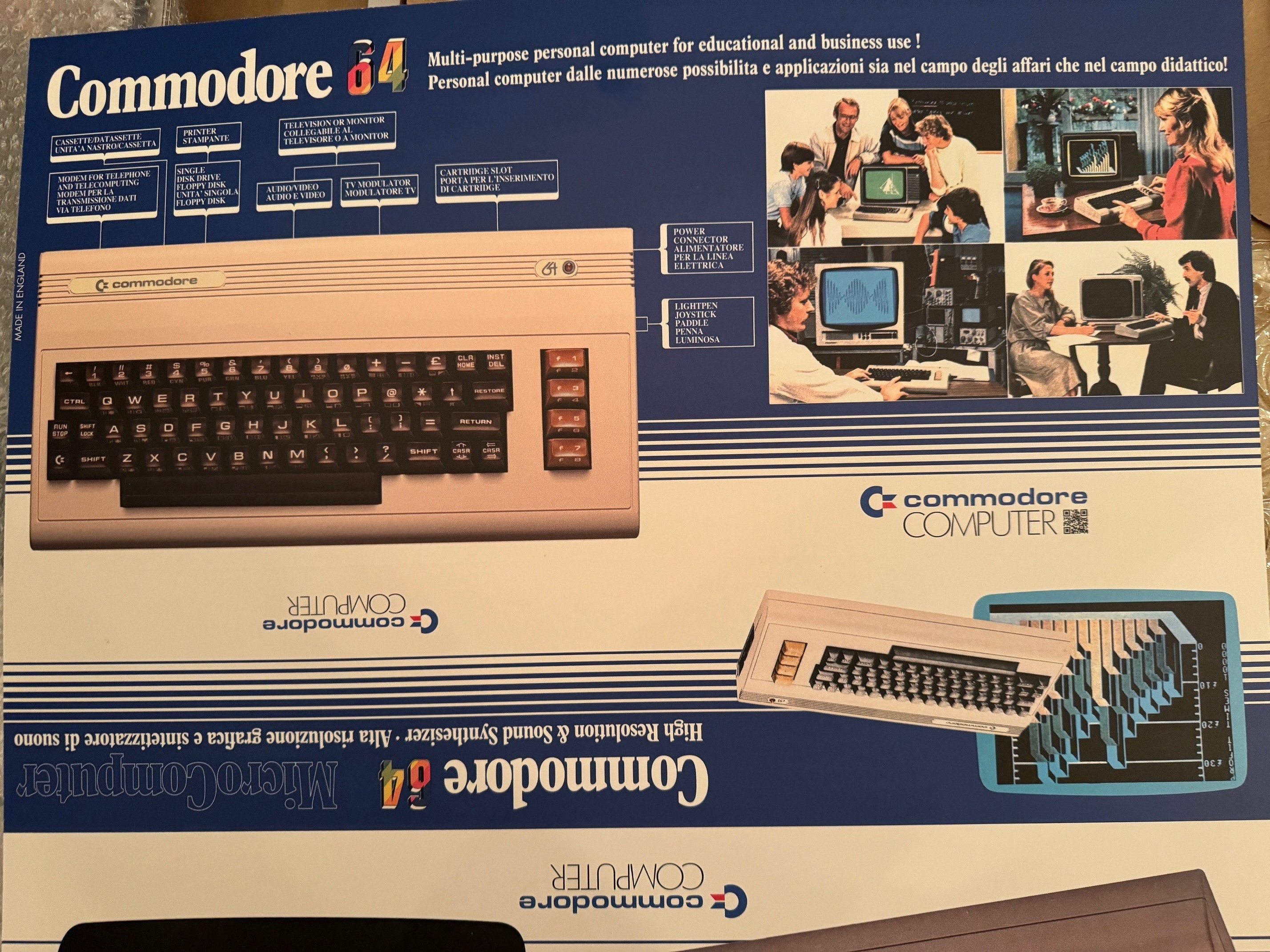 Box SLEEVE for Commodore 64 ( Caja / Boîte / Der Karton / Caixa ...