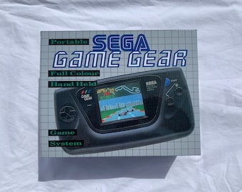Empty Console Box for Sega Game Gear PAL with Optional Internal Poly/Styrofoam ONLY ( Caja / Boîte / der Karton / Caixa / Scatola )