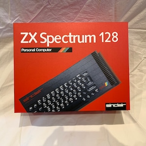 Sinclair Spectrum 128 Toastrack Empty Box WITH Polys/Foam Internal Tray and Lid