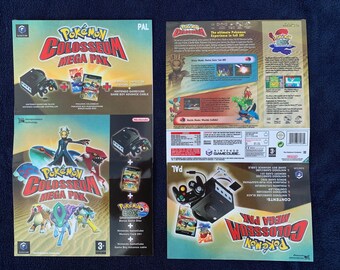 Gamecube Pokémon Colosseum Mega Pak Box Sleeve / Slip Cover PAL 045496370664 (Pokemon) for Nintendo