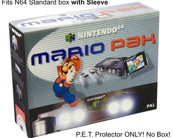 P.E.T. Box Protector for Nintendo 64 Standard Console Outer Box WITH SLEEVE