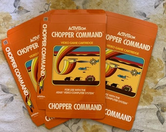 Atari 2600 VCS "Chopper Command" EMPTY Game Cartridge Box ONLY  ( Caja / Boîte / der Karton / Caixa / Scatola )