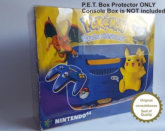 P.E.T. Box Displayschutzfolie für Nintendo 64 PIKACHU Konsole