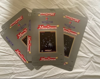 Vectrex "Minestorm" Empty Cartridge Box ONLY  ( Caja / Boîte / der Karton / Caixa / Scatola / Doos / Papkasse / Pahvilaatikko)