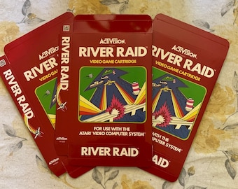 Atari 2600 VCS "River Raid" EMPTY Game Cartridge Box ONLY  ( Caja / Boîte / der Karton / Caixa / Scatola )