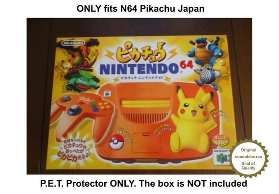 Box Protector for Nintendo 64 PIKACHU JAPAN Console Outer Box
