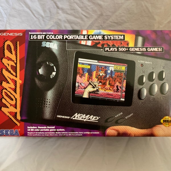 Sega Genesis Nomad Empty Console Box ONLY  ( Caja / Boîte / der Karton / Caixa / Scatola )