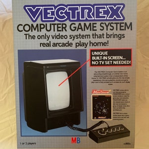 Vectrex lege consoledoos NEDERLANDS VK met OPTIONEEL Karton "Poly" / inzetstukken (Caja / Boîte / der Karton / Caixa / Scatola)