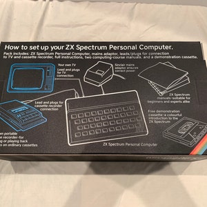 thumbnail image 2 of Sinclair ZX Spectrum Rubber EMPTY BOX With Polystyrene Tray – Reproduction By Consoleboxes, UK Made 2 of 4