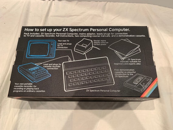 Sinclair ZX Spectrum Rubber White Special EMPTY BOX ( Caja