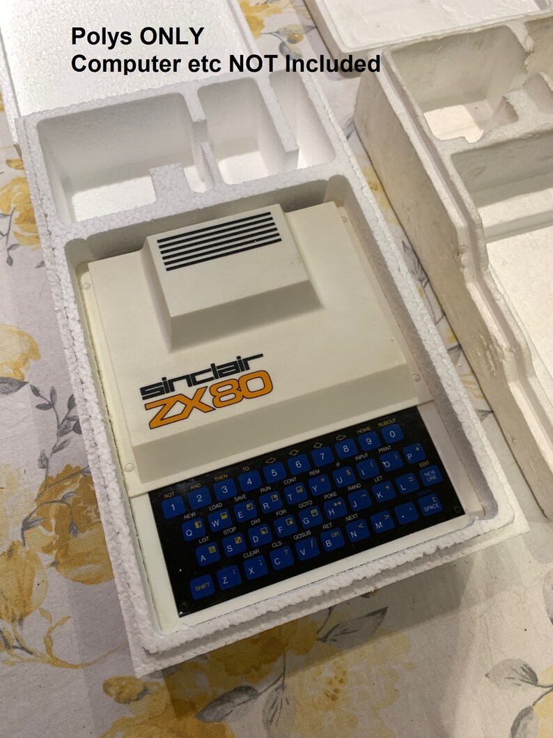 Sinclair ZX80 EMPTY BOX Including Internal Polys/foam Caja / Boîte
