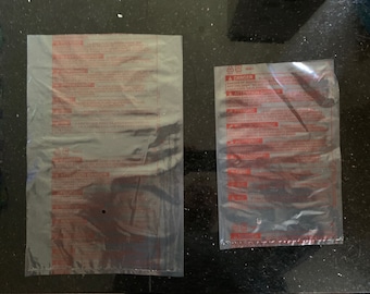 Bags - for Nintendo 64 Console & Joystick Empty Bags NUS-1 NUS-2 Reproduction (Fits SNES and GameCube) Baggies