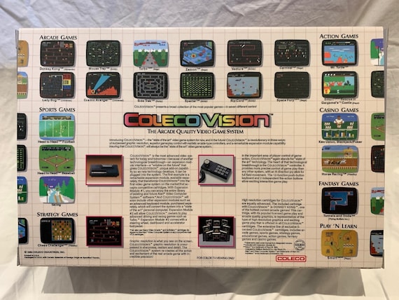USA Colecovision NTSC Console Empty Box With OPTIONAL Cardboard