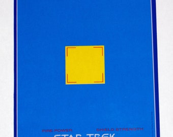 Vectrex Star Trek Overlay New Reproduction OEM Quality