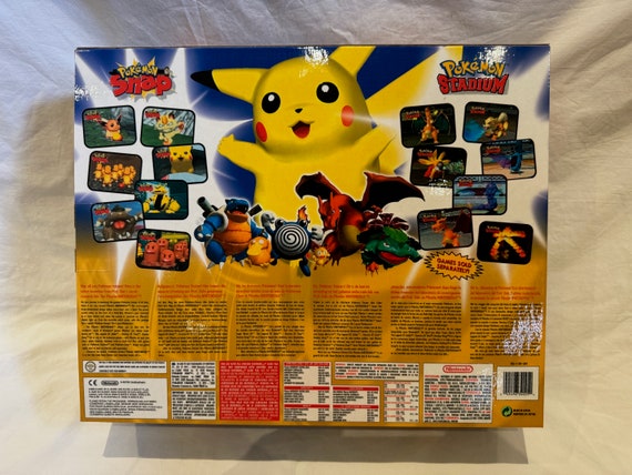 N64 ピカチュウ 空のコンソールボックス (オプションのポリ