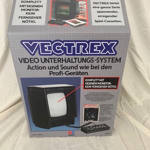 Vectrex lege consoledoos (Duits) met OPTIONEEL karton "Poly" / inzetstukken ( Caja / Boîte / der Karton / Scatola )